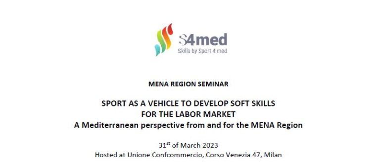 MENA Region Seminar: presentation of SbS4MED